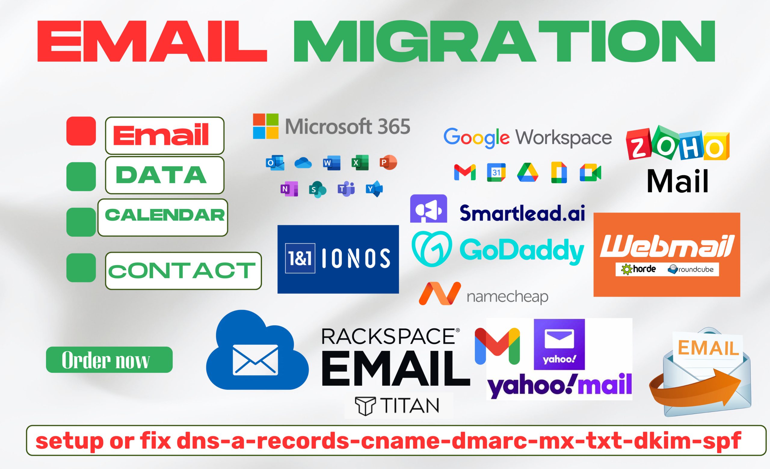 I will expertly email migration to google workspace, gmail or office 365, no downtime